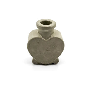Heart Mini Bottle Vase By CG Watercolors & Concrete