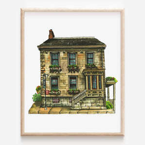 Henry House 8x10 Print By Janna Wilton Art