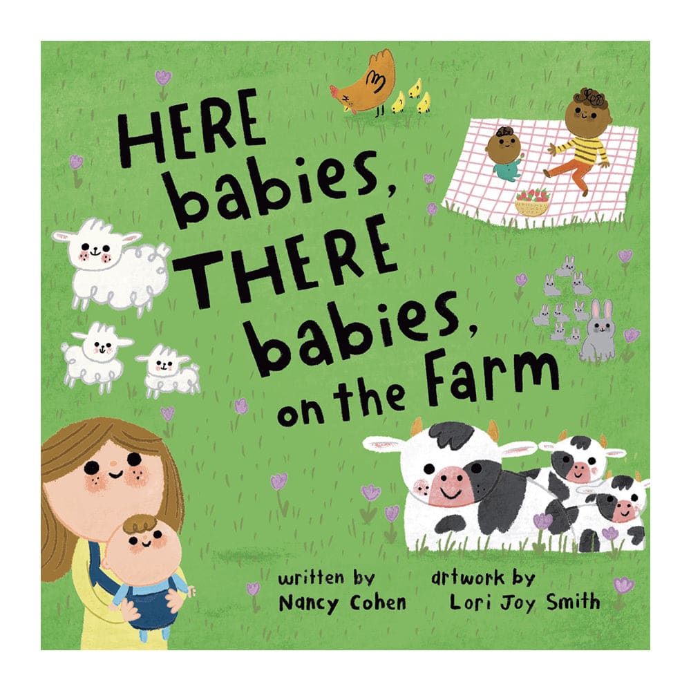 Here Babies There on the Farm Board Book By Nimbus