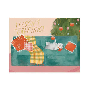 Holiday Chill Foil Card By Halfpenny Postage