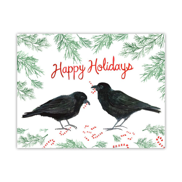 Holiday Crows Card By Sarah Duggan Creative Works