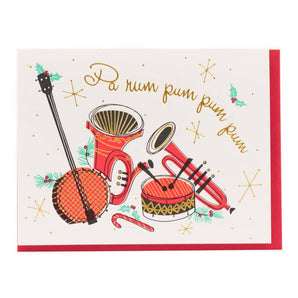 Holiday Instruments Foil Card By Porchlight Press