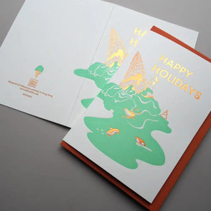 Holiday Penguins Foil Card By ditto