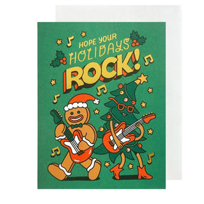 Holiday Rock Foil Card By The Social Type