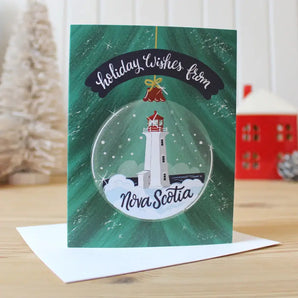 Holiday Wishes From Nova Scotia Card By Hello Sweetie Design