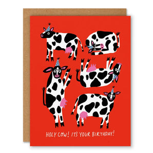 Holy Cow Birthday Card By Badger & Burke