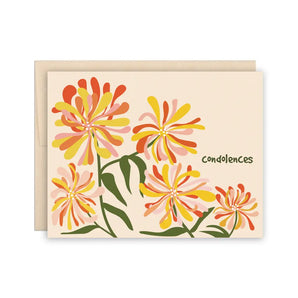 Honeysuckle Condolence Card By The Beautiful Project