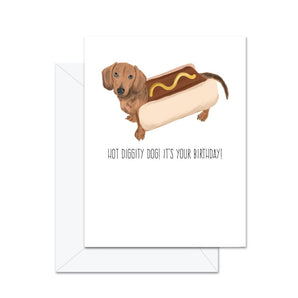 Hot Diggity Dog Birthday Card By Jaybee Design