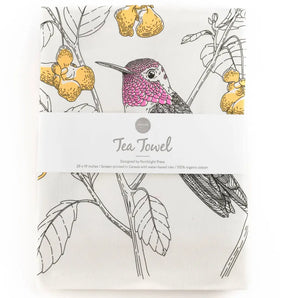 Hummingbird Tea Towel By Porchlight Press