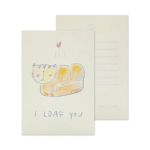 I Loaf You Notecard By Mini Tiger