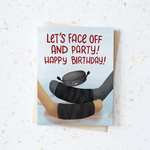 Ice Hockey Birthday Card By Hop & Flop