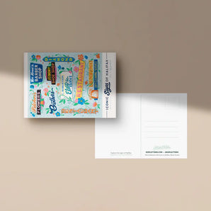 Iconic Signs Of Halifax Postcard By KDP Creative Hand