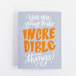 Incredible Things Card By Pedaller Designs