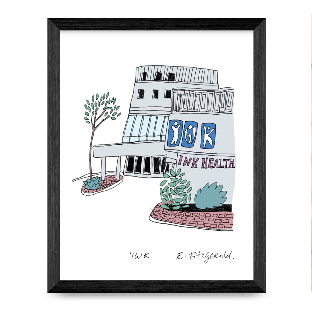 IWK Hospital 8.5x11 Print By Emma FitzGerald Art & Design