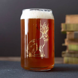 Jackalope Can Glass By Counter Couture