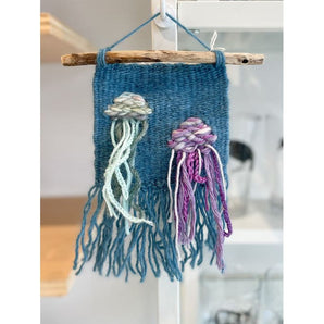 Jellyfish Mini Woven Wall Hanging (various colours)
