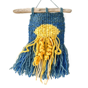 Jellyfish Woven Wall Hanging (various colours)
