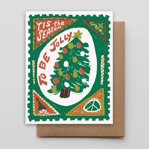 Jolly Stamp Foil Card By Hammerpress