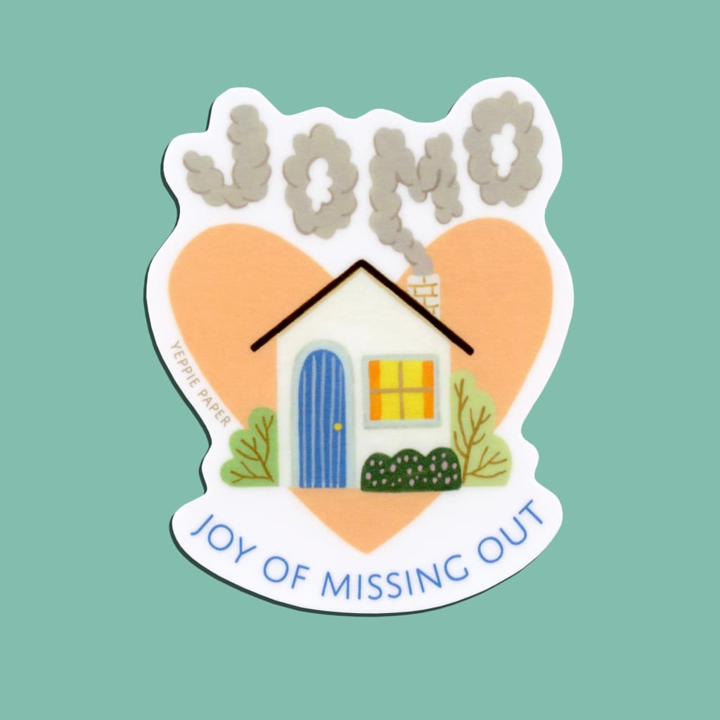 JOMO Sticker By Yeppie Paper