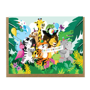 Jungle Birthday Card By Creative Nature Studio