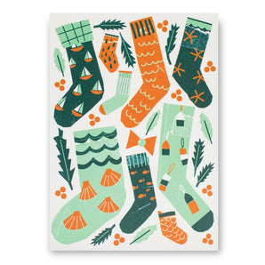 Kautzi Christmas Stocking Card