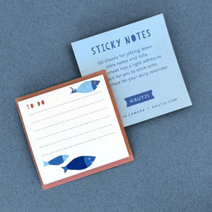 Kautzi Fish Sticky Notes