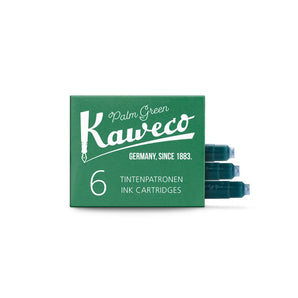 Kaweco Ink Cartridges - Palm Green - 6 Pack By