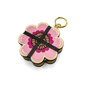 Keyring Flower Press (various colours) By Studio Wald