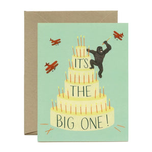 King Kong Cake Birthday Card By Yeppie Paper