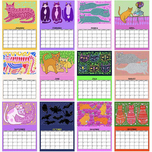 Kitty 2025 Wall Calendar By Able and Game