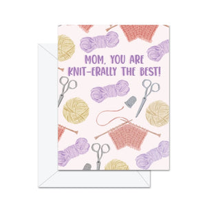 Knit-erally the Best Mom Card By Jaybee Design