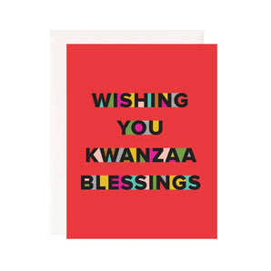Kwanzaa Blessings Greeting Card By Pineapple Sundays Design