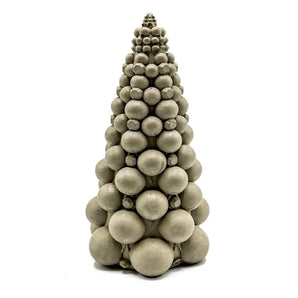 Large Gem + Bubble Concrete Christmas Tree - Plain By CG