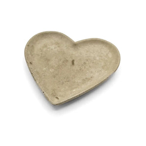 Large Heart Concrete Trinket Dish By CG Watercolors &