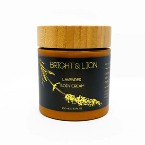 Lavender Body Cream 250ml By Bright & Lion Botanicals