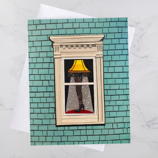 Leg Lamp Collage Card By Andrea Crouse Paper