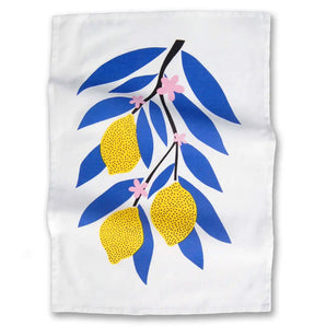 Lemon Branch Tea Towel By Badger & Burke