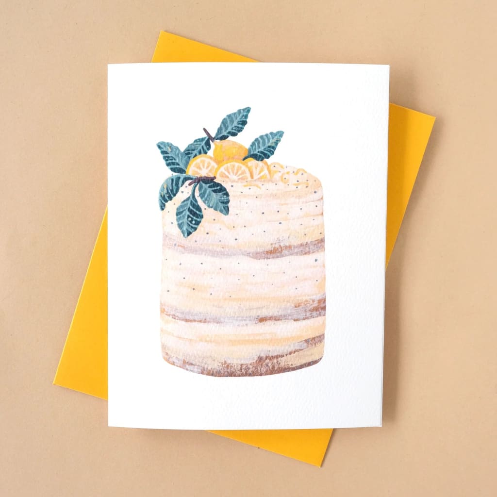 Lemon Poppy Seed Cake Card By Chu on This Studio