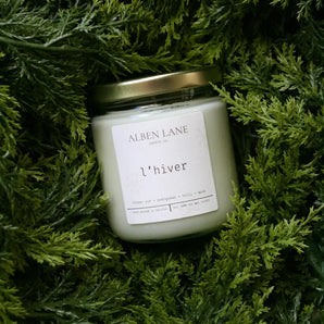 L’hiver 8oz Soy Candle By Alben Lane