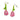 Light Pink Tulip Earrings By Printedmel
