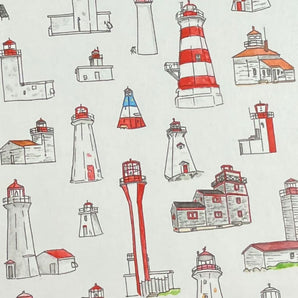 Lighthouses of Nova Scotia 8x10 Print By Bard