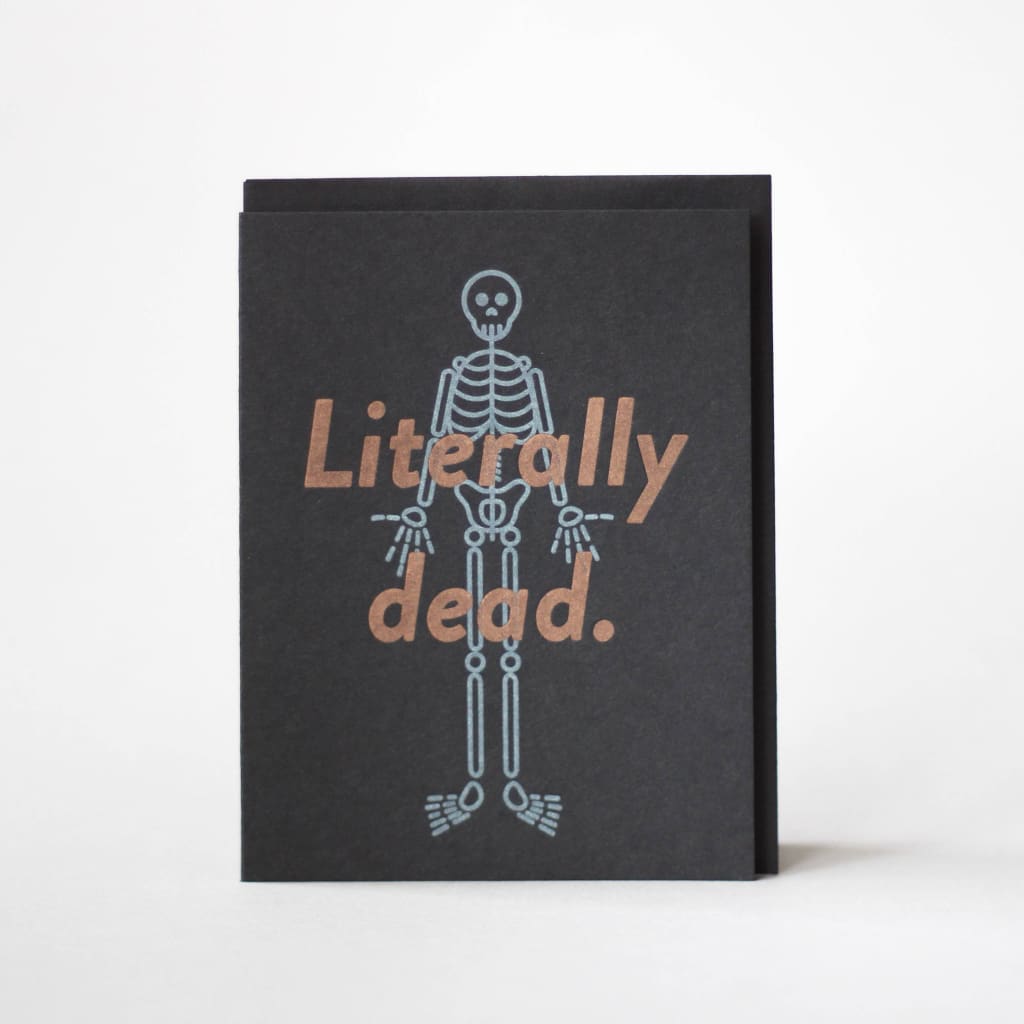 Literally Dead Card By M.C. Pressure