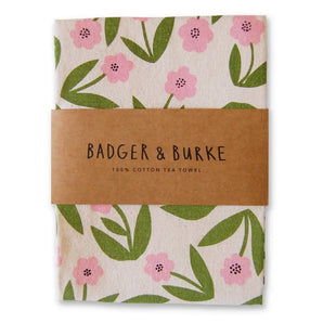 Little Flowers Tea Towel By Badger & Burke