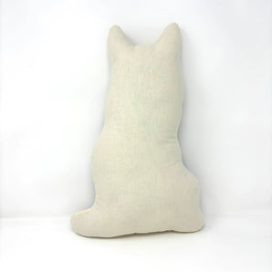 Longhair Cat Pillow By Broderpress