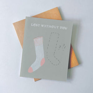 Lost Sock Card By Julep and Trubbs Studio