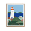 Louisbourg Lighthouse 11x14 Print By Kautzi