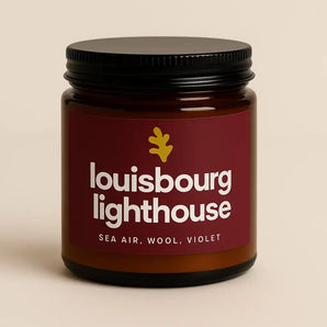 Louisbourg Lighthouse 8oz Soy Candle By Kelp House Co.