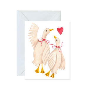 Love Geese Card By Lucky Sprout Studio