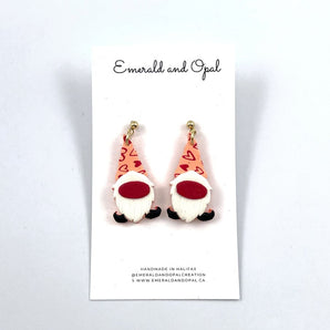 Love Gnomes Earrings By Emerald and Opal