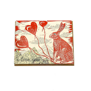 Love You Bunny Card By ilikesara | art + goods